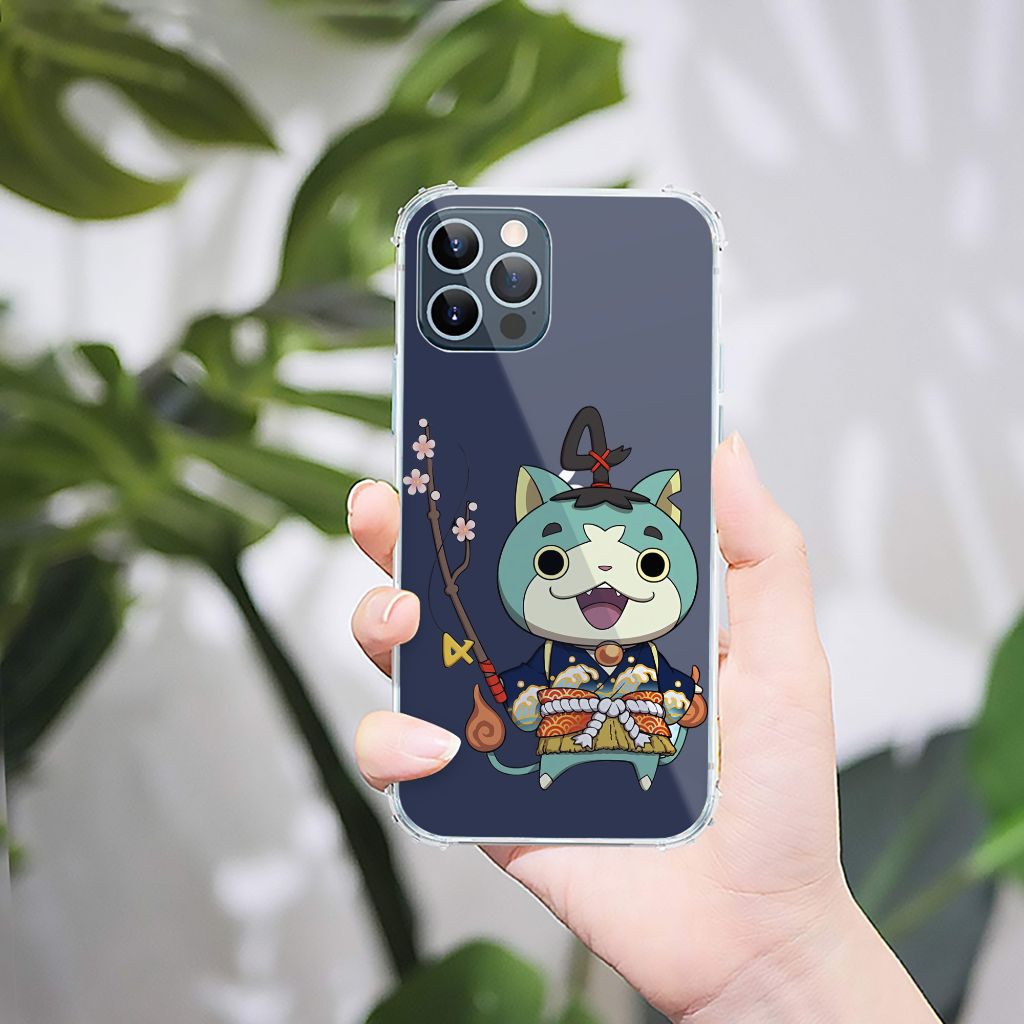 （画像用） 妖怪ウォッチ Yo-kai Watch 【iPhone 12シリーズ対応】透明スマホケース（クリアソフトケース）